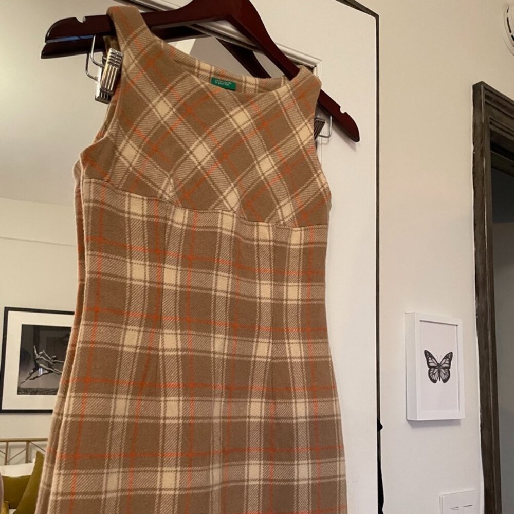 Vintage Mod Wool Dress